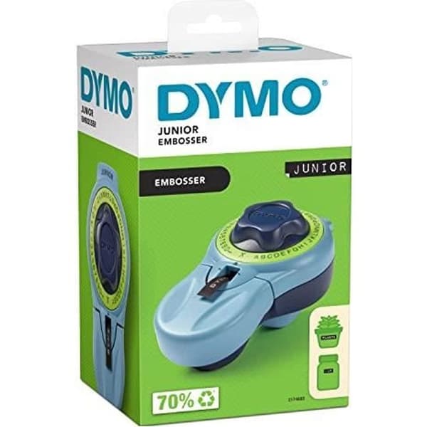 Markeringssystem - DYMO - Junior 2174602 - Svart - 9 mm band - Ergonomisk