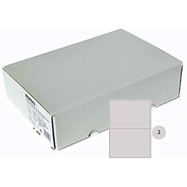 Universella Etiketter - KORES - 210 x 148,5 mm - 500 Ark - Vit - Papper 70 g/m²