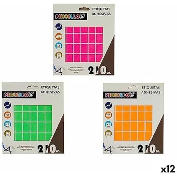 Etiketter - PINCELLO - Standard - Flerfärgad - 35,5 x 20,5 x 21,5 cm