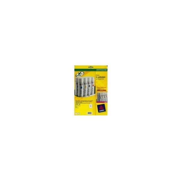 Avery Heavy Duty Laseretiketter Polyester vit 99,1 x 42,3 mm 240 etikett(er) (20 ark(ar) x 12) etiketter