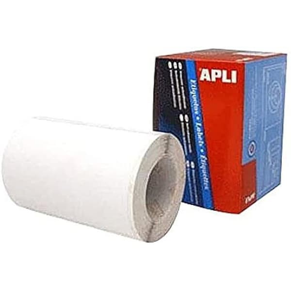 Självhäftande etiketter - APLI - 1676 - 8 x 12 mm - 12 000 etiketter - Permanent lim