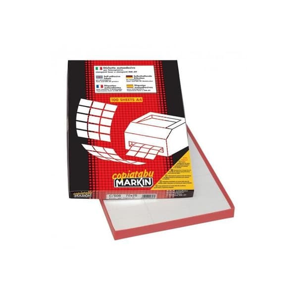CF200 ETIKET 210X148 GIALLO MARKIN 210C509GI