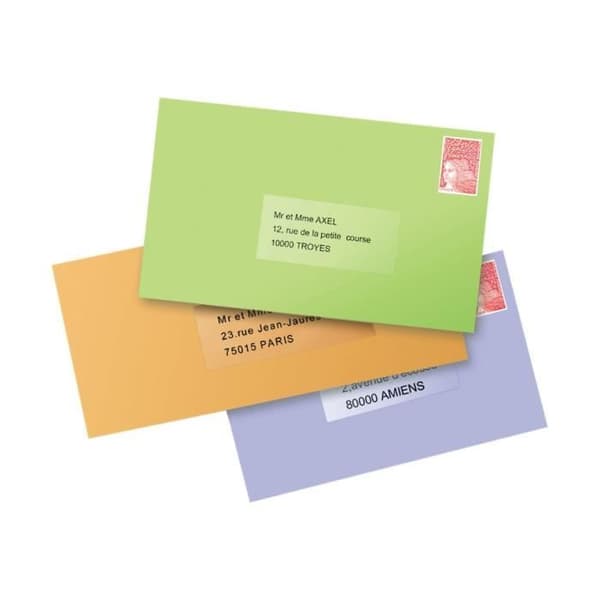 Avery Clear 63,5 x 38,1 mm 525 etikett(er) (25 ark(ar) x 21) adressetiketter