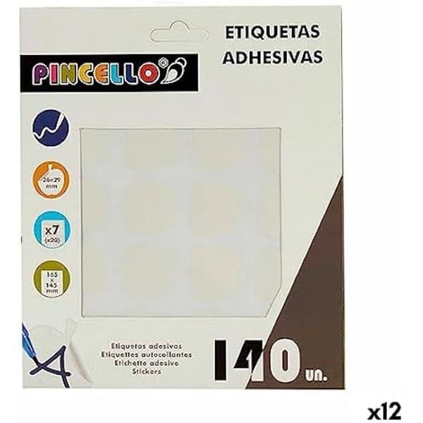Etiketter - PINCELLO - Standard - Flerfärgad - 35,5 x 20,5 x 21,5 cm - Referens S3623262