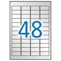 Miniatyrbild 2 av 2: Apli Silveretiketter 45,7x21,2 laser/kopiator - 10066
