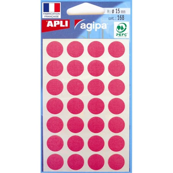 Signalpellets - AGIPA - Modell R - Diameter 15 mm - 168 stycken - Rosa färg