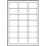 Etiketter - AVERY - J8160-25 - 525 etiketter - 63,5x38,1 mm - Vit