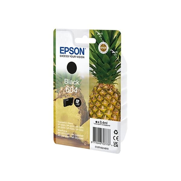 Bläckpatron - Epson - 604 - 3,4 ml - Original - RF/Akustiskt larm