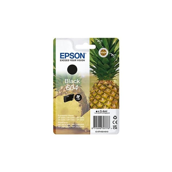 Bläckpatron - Epson - 604 - 3,4 ml - Original - RF/Akustiskt larm