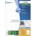 Miniatyrbild 1 av 2: SuperPrint-etiketter - HERMA - 70 x 29,7 mm - Kantlös - Vit - 6000 etiketter på 200 A4-ark