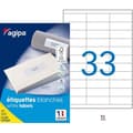 Miniatyrbild 1 av 6: 3300 Vita Etiketter - A4 - 70X25Mm - Mångsidig - Agipa 119007
