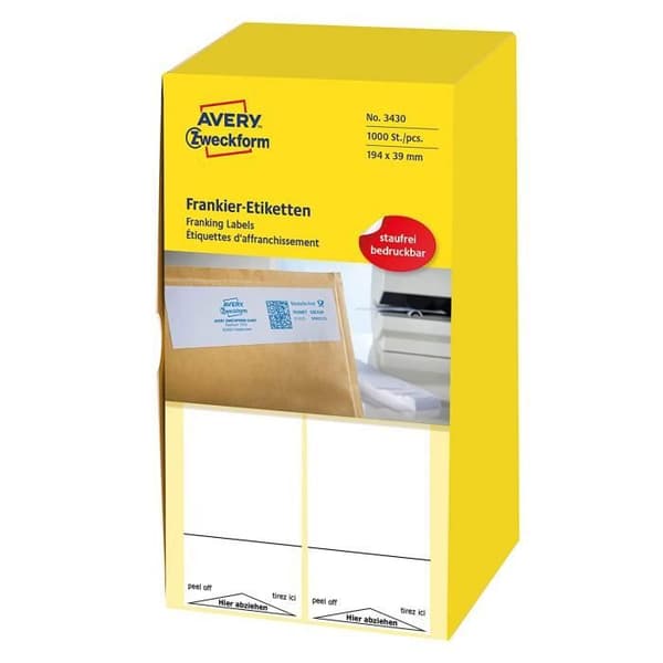 AVERY Zweckform Etiketter för frankeringsmaskin för Neopost - 3430