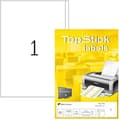 Miniatyrbild 1 av 2: Självhäftande etiketter - TOPSTICK - Fodral med 100 - 200 x 297 mm - Anpassningsbara - Laserskrift