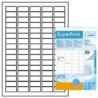 Etiketter - HERMA - SUPERPRINT - 35,6x16,9mm - Avtagbara - 2000 st