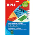 Miniatyrbild 1 av 2: Lim/etiketter Apli 105 x 148 mm Gul 20 Paneler - APLI - 105 x 148 mm - Gul