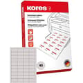 Miniatyrbild 1 av 2: Kores universella etiketter 5,25 x 2,97 cm 100 ark A4 Vit