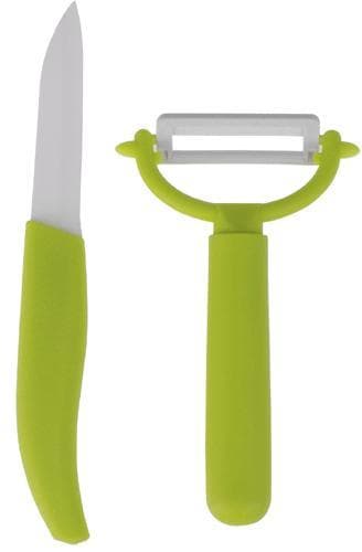 Kniv och skalare keramisk