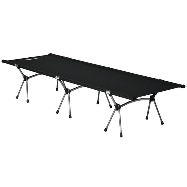 Camping Seng, 190x65x38 cm, Sort