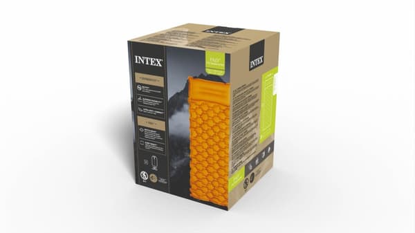 INTEX Oppustelig liggeunderlag 71x191x6 cm