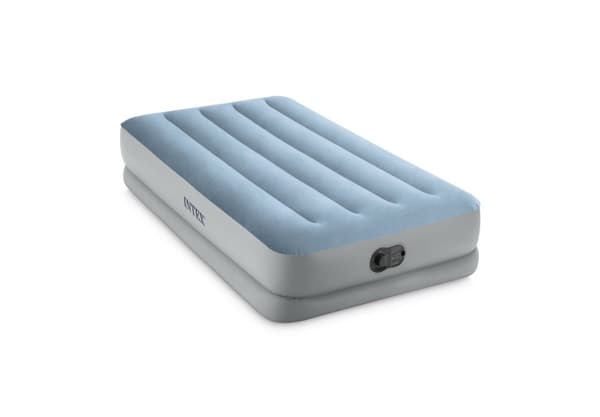 INTEX Dura-Beam Plus Comfort 1-p Luftmadras med USB-pumpe