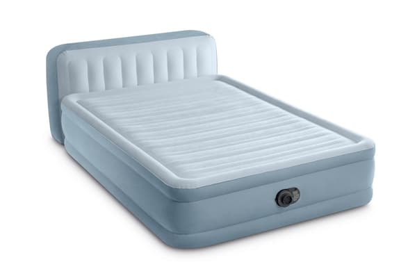 INTEX Dura-Beam Deluxe 2-p ilmapatja USB-pumpulla, jossa pääty