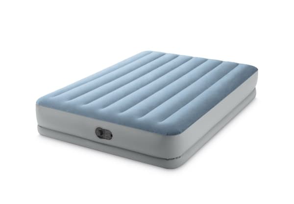 INTEX Dura-Beam Plus Comfort 2-p Luftmadras med USB-pumpe
