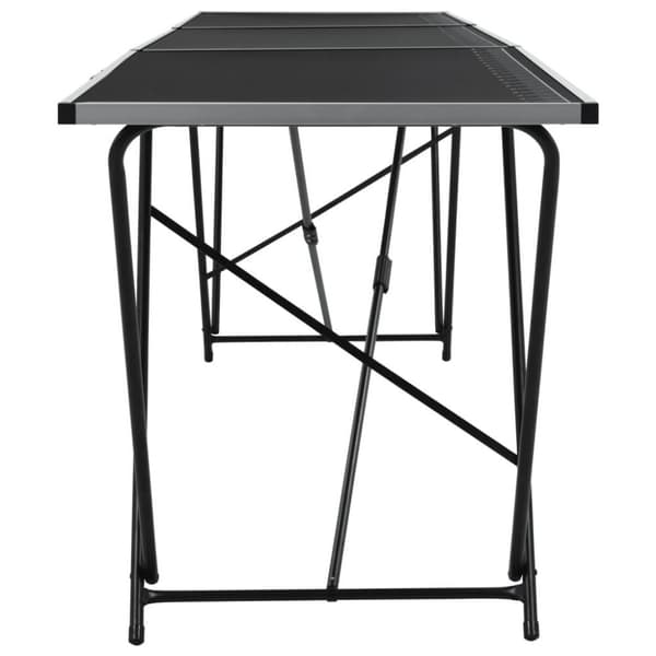 vidaXL Hopfällbart tapetbord MDF och aluminium 300x60x78 cm