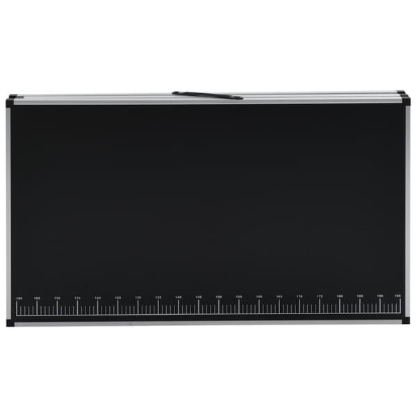 vidaXL Hopfällbart tapetbord MDF och aluminium 300x60x78 cm