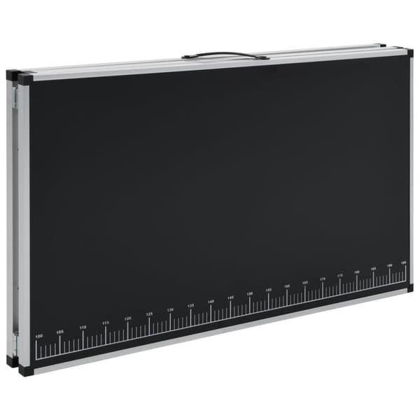 vidaXL Hopfällbart tapetbord MDF och aluminium 300x60x78 cm