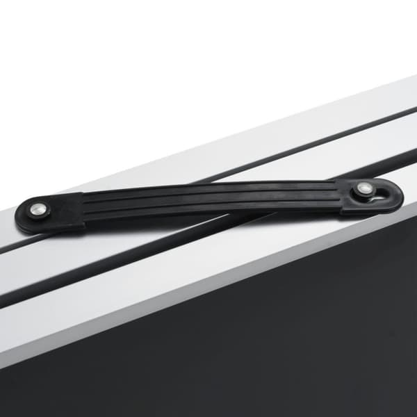 vidaXL klapbord til tapetsering MDF og aluminium 300x60x78 cm