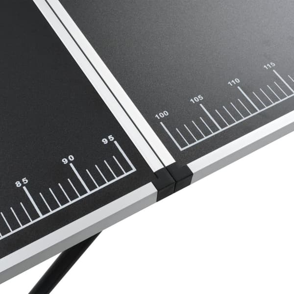 vidaXL klapbord til tapetsering MDF og aluminium 300x60x78 cm
