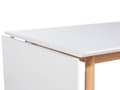 Miniatyrbillede 9 af 11: Spisebord Hvid Lyst Træ 120/155 x 80 cm Bord med Udtræk Skandinavisk Design