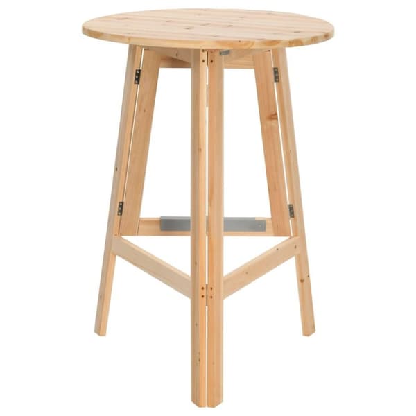 vidaXL Hopfällbart barbord 78 cm granträ
