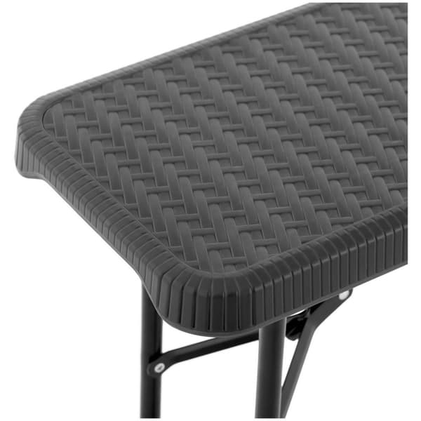 Royal Catering Hopfällbar bänk - 1830 x 300 x 430 mm - Royal Catering - 300 kg - Sort