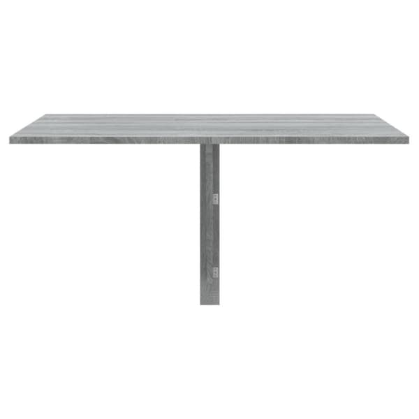 vidaXL Klaffipöytä seinälle harmaa Sonoma 100x60x56 cm tekninen puu