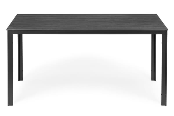 Havebord 6-personers - polywood - grå - 156x78 cm