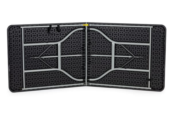 Campingbord - foldbart - 153x70x73,5cm - sort
