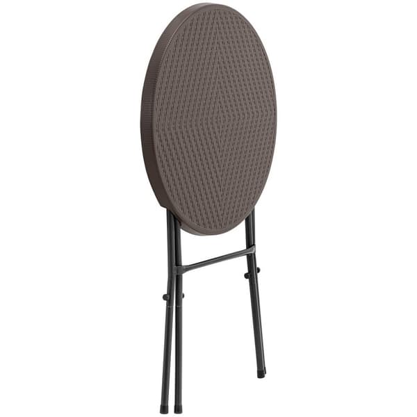 Uniprodo - Hopfällbart bord - 0 x 0 x 0 cm -75 kg - Inomhus / utomhus - Svart