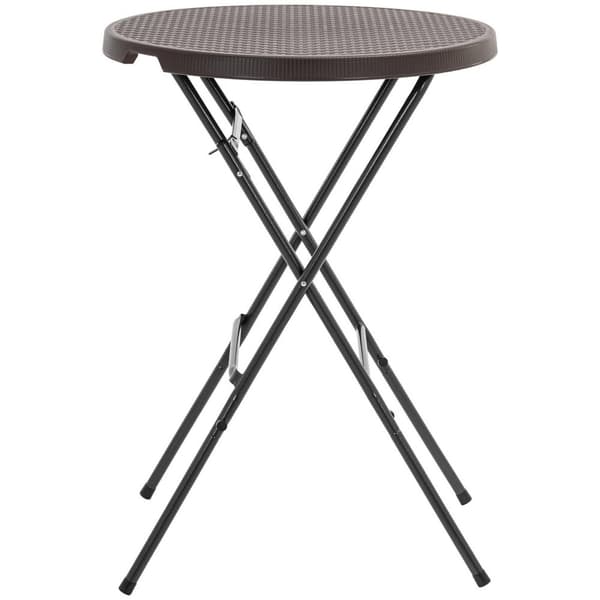 Uniprodo - Hopfällbart bord - 0 x 0 x 0 cm -75 kg - Inomhus / utomhus - Svart