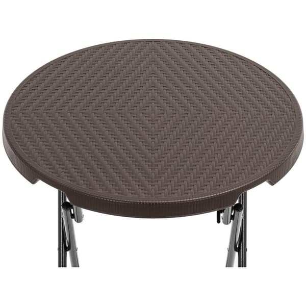 Uniprodo - Hopfällbart bord - 0 x 0 x 0 cm -75 kg - Inomhus / utomhus - Svart