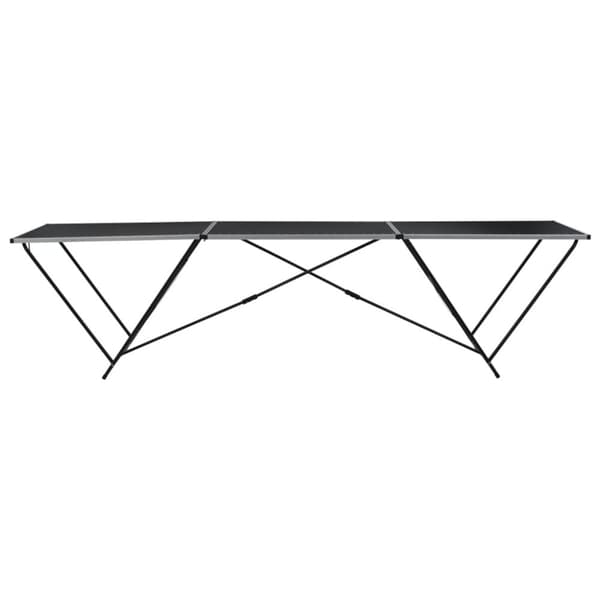 Taittuva tapetointipöytä MDF ja alumiini 300x60x78 cm