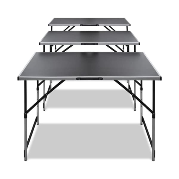 Foldeborde - Living tapetseringsbord foldbart med justerbar bordhøjde 3 stk.
