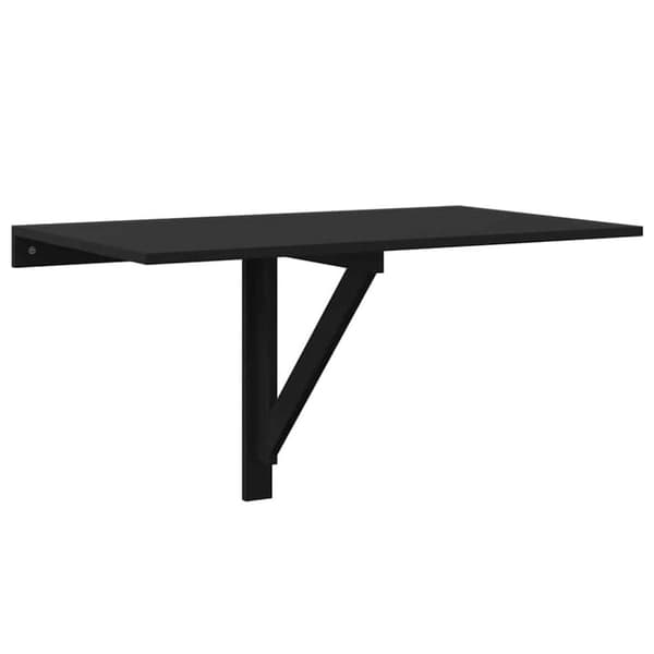 Väggbord svart 100x60x56 cm konstruerat trä