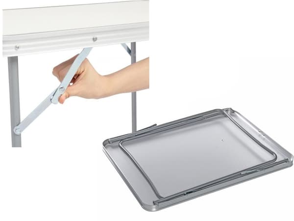 Hopfällbart Bord - Trädgårdsbord / Utebord - 80x60 cm