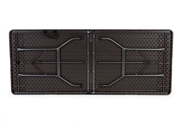 Taitettava työpöytä puukuosioitu HDPE-päällyste, 179x74cm, 100kg kantavuus - Kotiin ja toimistoon