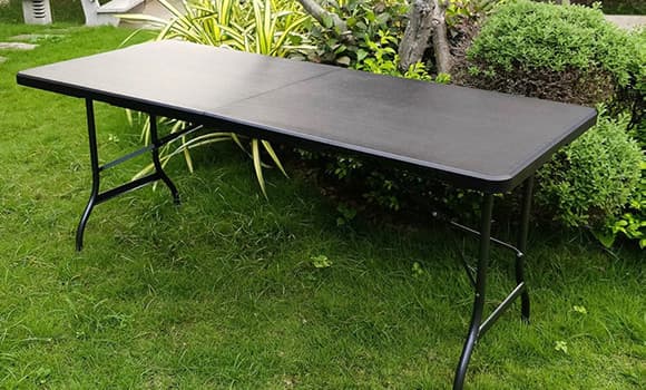Klapbord 150 cm, Sort