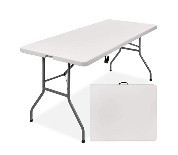 Klapbord 152x71 cm, hvid