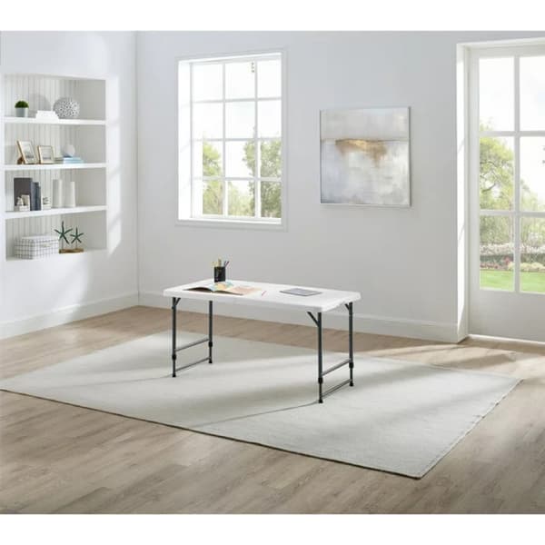 Klapbord 122x61 cm, hvid