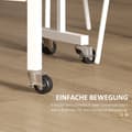 Miniatyrbillede 6 af 9: Spisebord, 120x80x73 cm, Eg og Hvid
