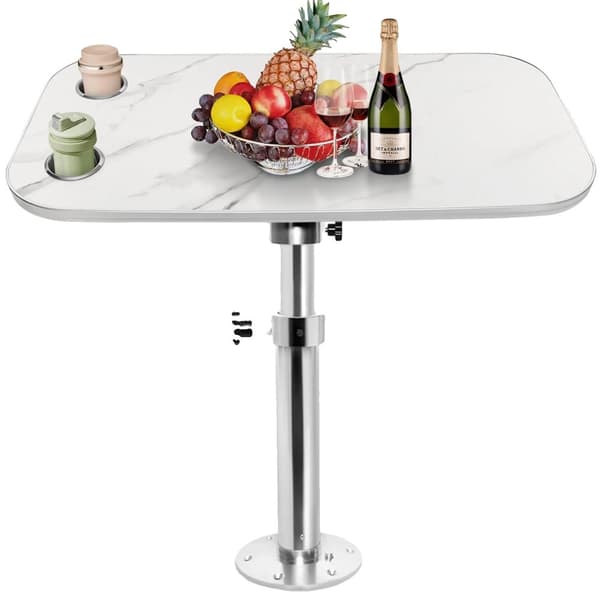 RV Bordsskiva, Justerbar Höjd, Stabil Design